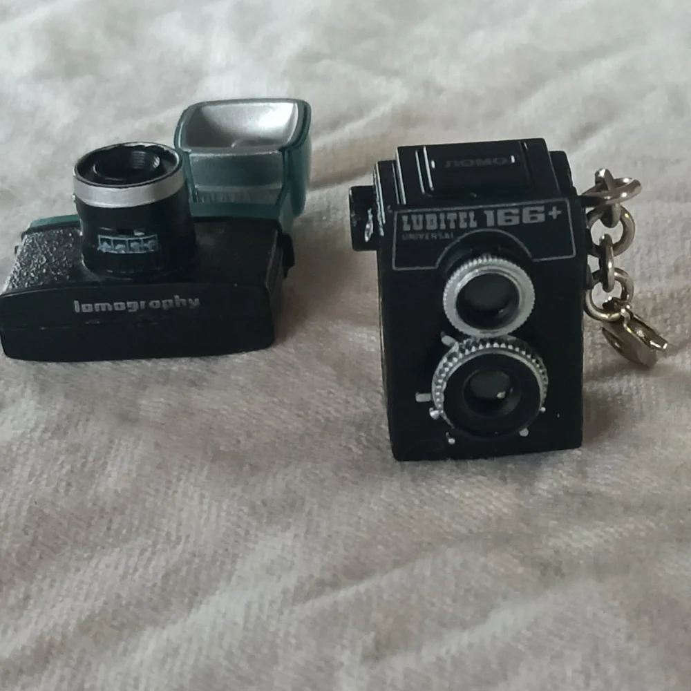 Black and Teal Simulated Camera Set